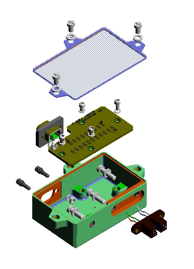 OPTICAL SWITCH JUNCTION BOX ASSEMBLY WITH RFI IMPLEMENTATION